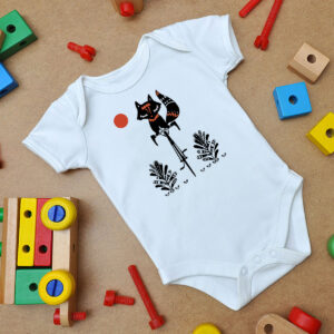 Boho Fox Baby Onesie