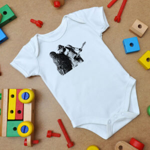 Born To Run Star Wars Style Baby Onesie