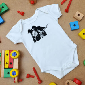 Bruce Springsteen Bruce Frederick Joseph Springsteen Born To Run Dark Baby Onesie