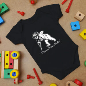 Bruised Never Broken Baby Onesie