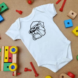 Bulldog Baby Onesie
