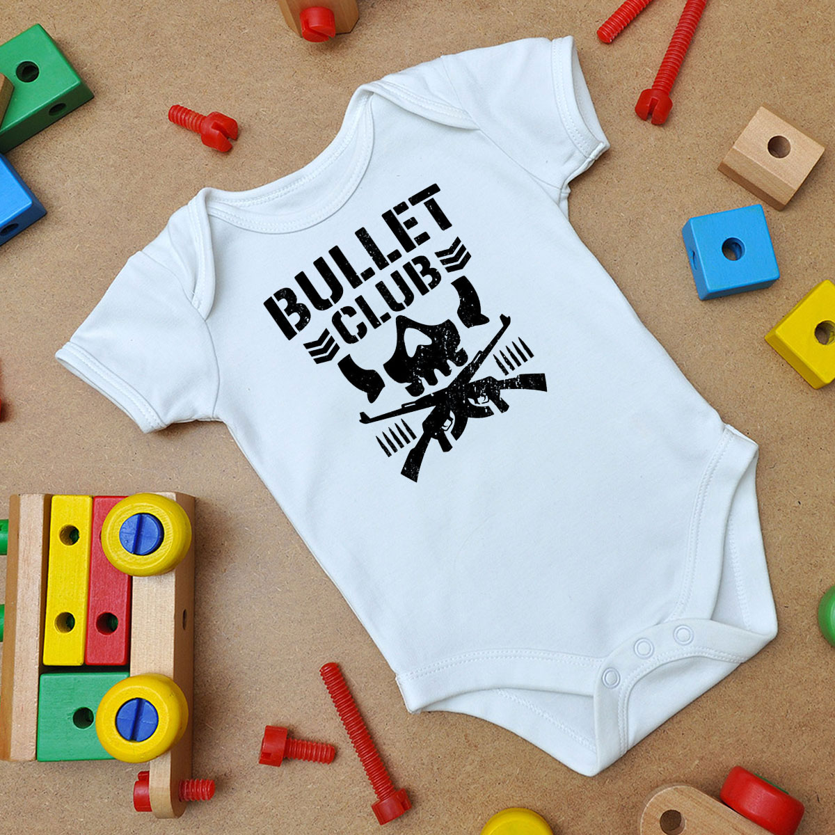 Bullet Club Baby Onesie