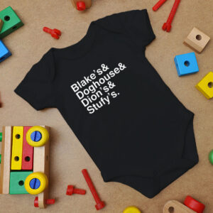 Burque Helvetica Baby Onesie