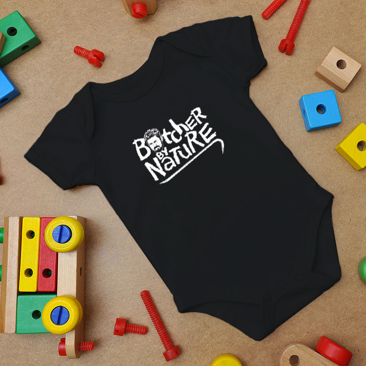 Butcher By Nature Baby Onesie