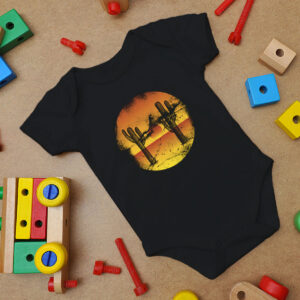 Cactus Sunset Baby Onesie