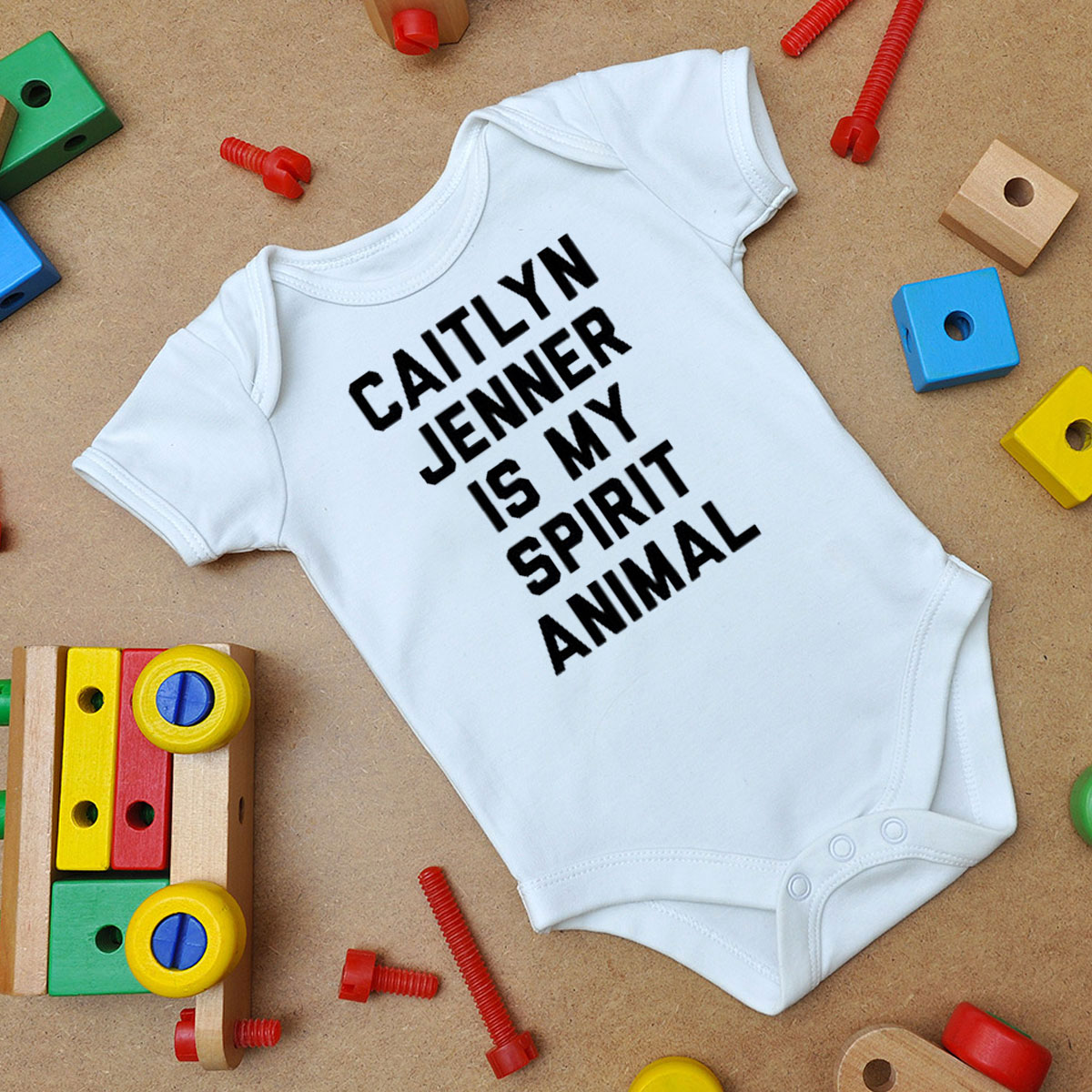 Caitlyn Jenner Is My Spirit Animal Baby Onesie