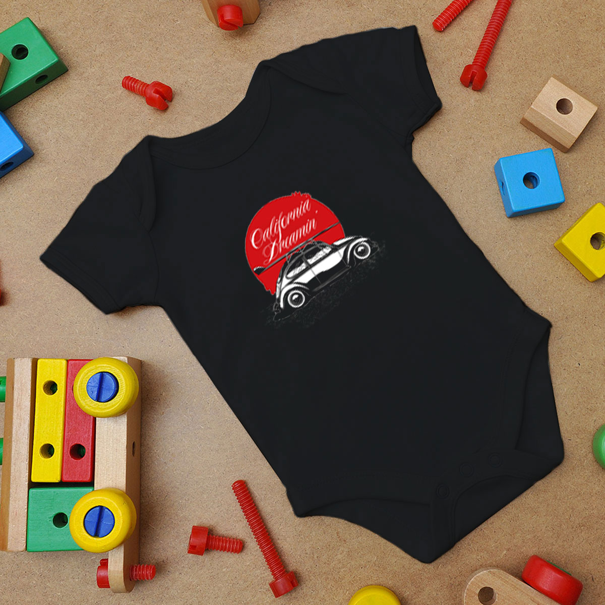 California Dreamin Baby Onesie
