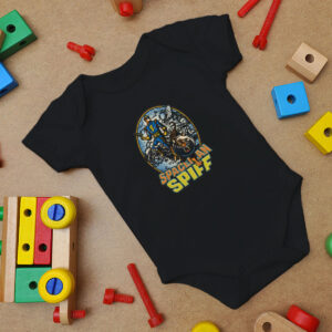 Calvin The Spiffy Spaceman Baby Onesie