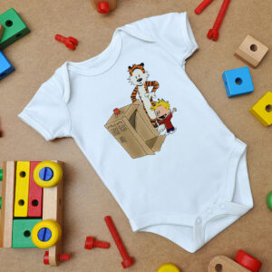 Calvin Is New Ride Baby Onesie