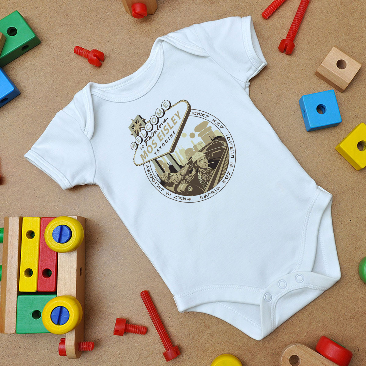 Can Not Stop Here Mynock Country Baby Onesie