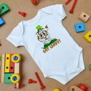 Candy Cow Baby Onesie