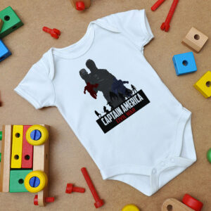 Captain America Civil War Baby Onesie