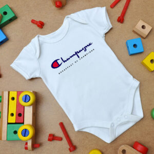 Special Champagne Breakfast Of Champions Baby Onesie