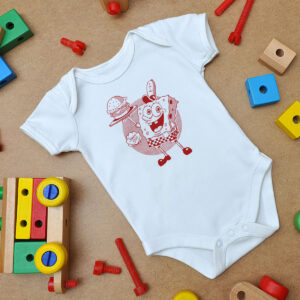 Spongebob'S Big Boy Light Copy Baby Onesie