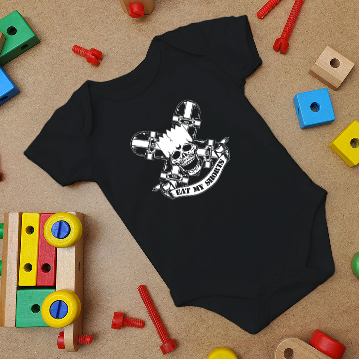 Springfield Bones Brigade Baby Onesie
