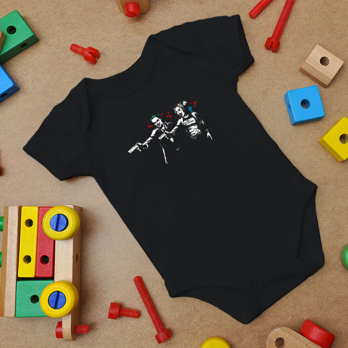 Squad Fiction Baby Onesie