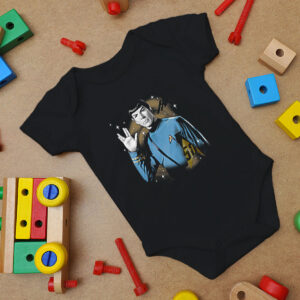 Star Trek 50Th Anniversary Spock Baby Onesie