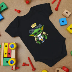 Star War Baby Yoda Hug Corona Extra Beer Baby Onesie