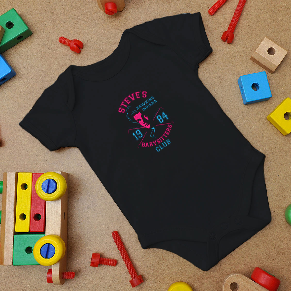 Steve'S Babysitters Club Baby Onesie