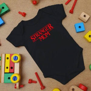 Stranger Mom Baby Onesie