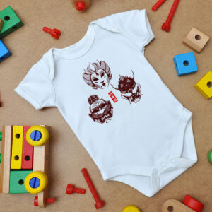 Sumi E Kingdom Baby Onesie