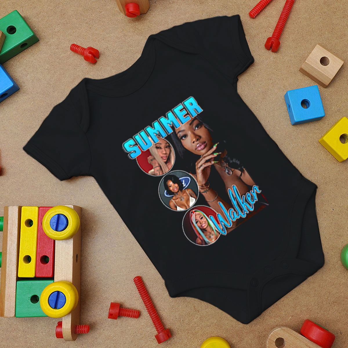 Summer Walker Photos Vintage Retro Baby Onesie