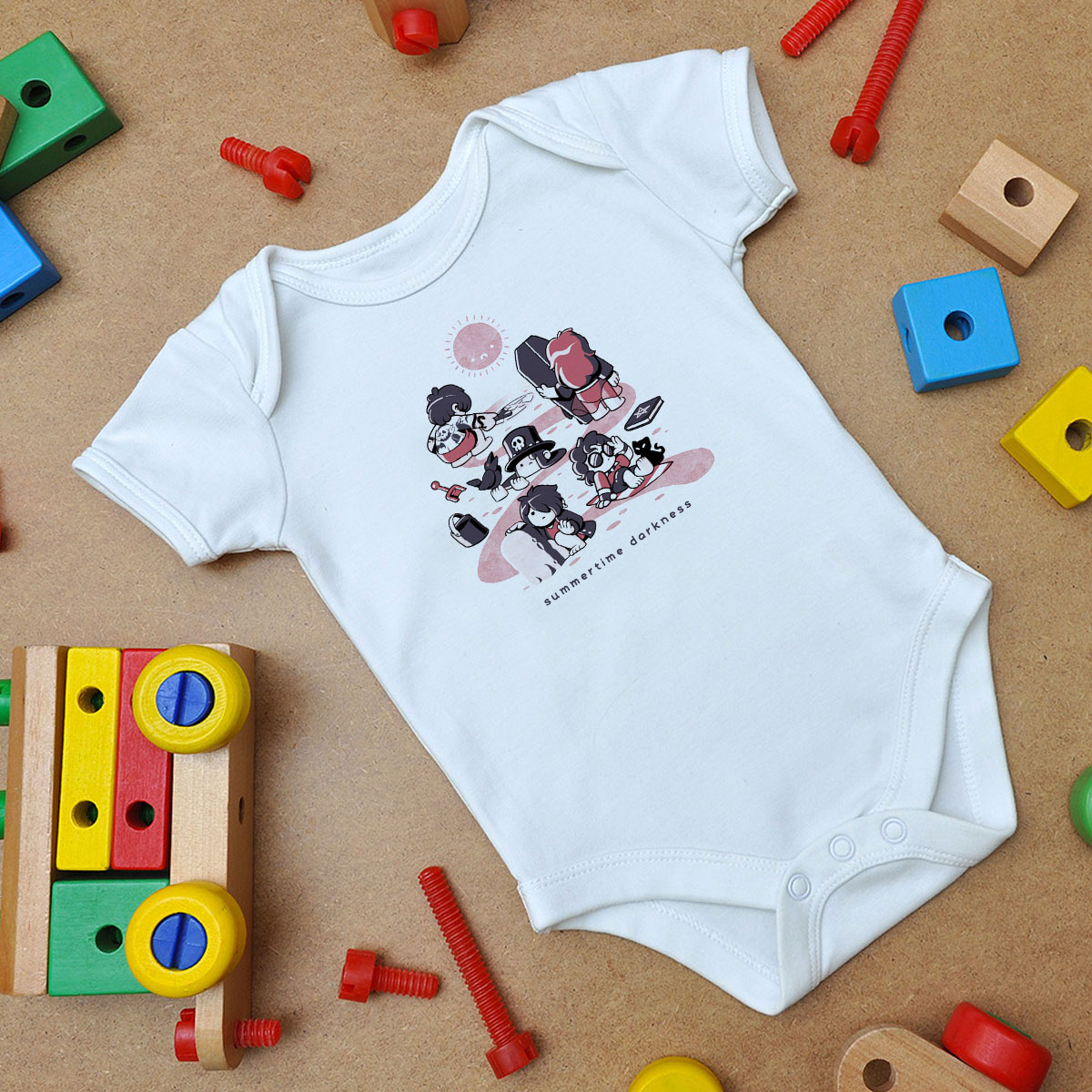 Summertime Darkness Baby Onesie