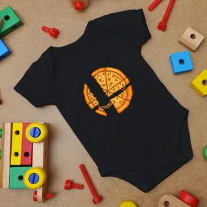 Super Smash Bros Pizza Baby Onesie