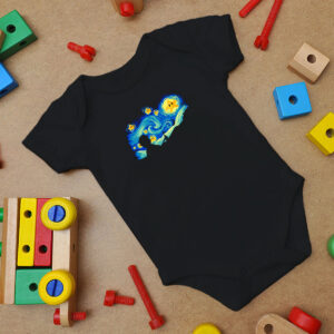 Super Starry Night Baby Onesie