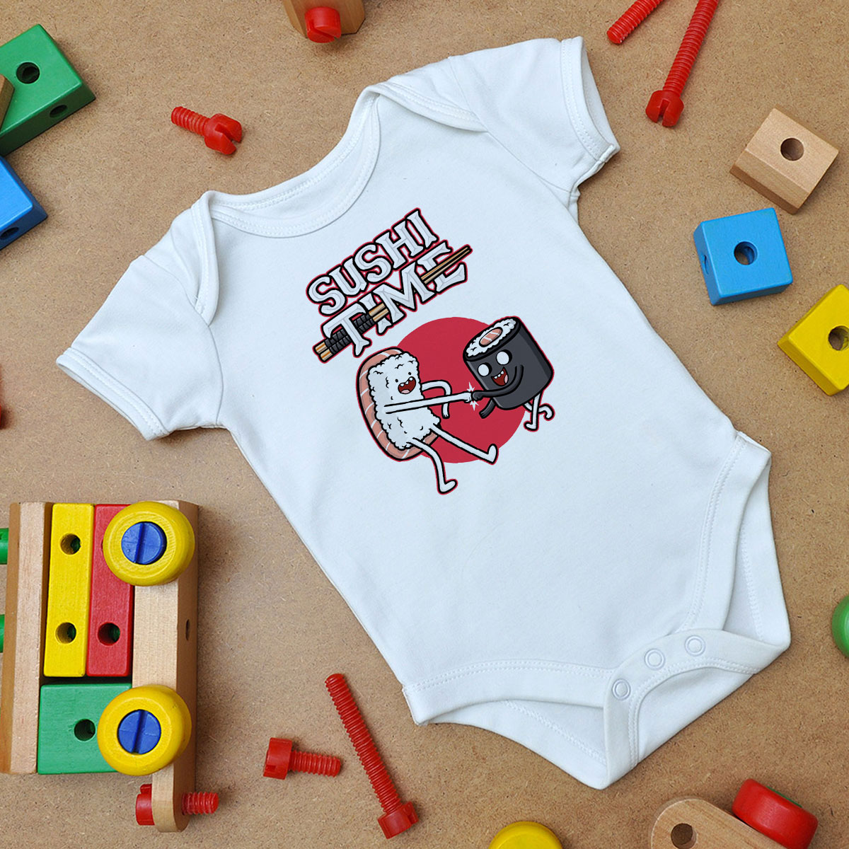 Sushi Time V2 Baby Onesie