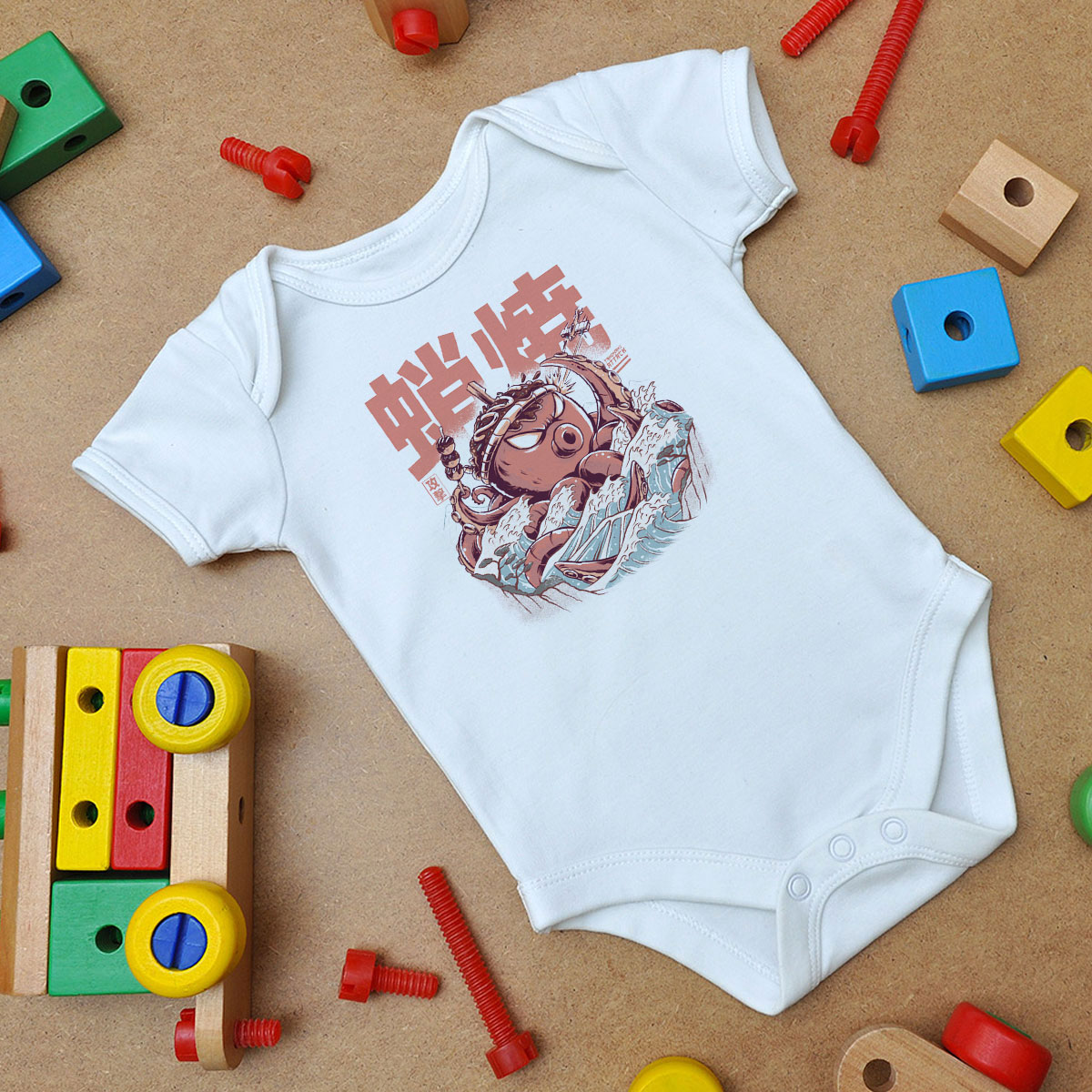 Takoyaki Attack Baby Onesie