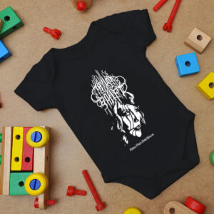 Taylor Swift Black Metal Baby Onesie