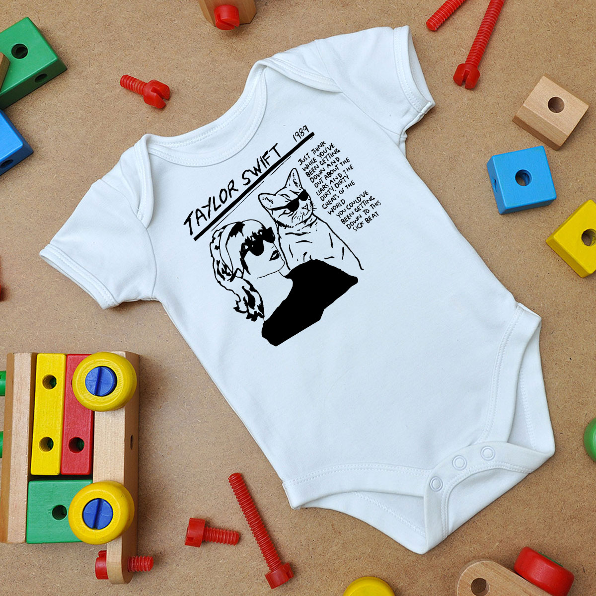 Taylor Swift Sonic Youth Baby Onesie