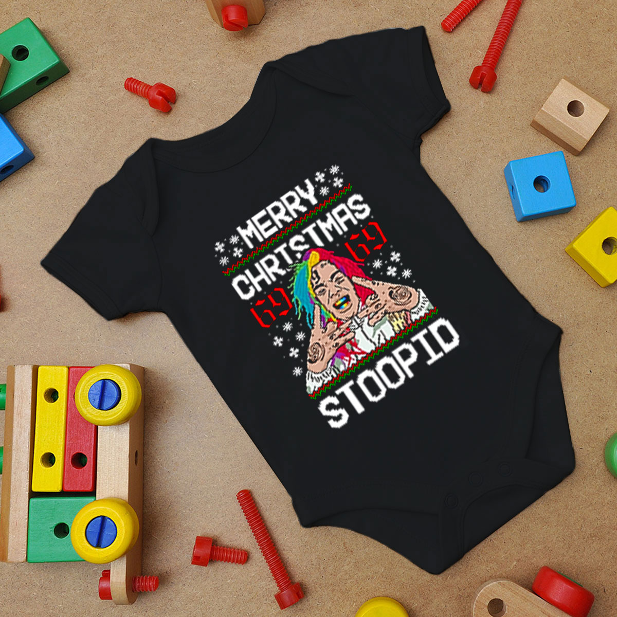 Tekashi69 6Ix9Ine Ugly Baby Onesie