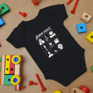 The Addams Family Yearbook Baby Onesie