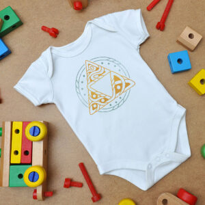The Golden Power Baby Onesie
