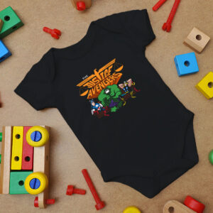 The Justice Avengers Baby Onesie