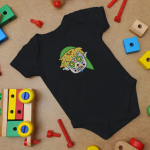 The Legend Of Old Skull Baby Onesie