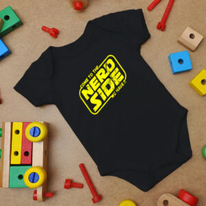 The Nerd Side Baby Onesie