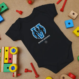 V For Super Science Baby Onesie