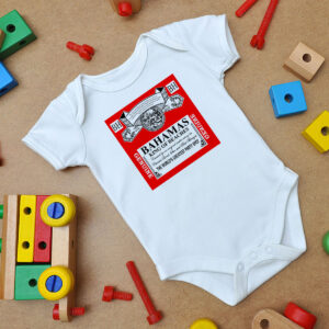 Vintage Bahamas King Of Beaches Baby Onesie