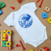Vintage Great Wave Off Kanagawa Baby Onesie