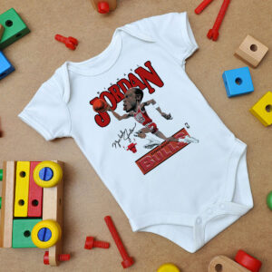 Vintage Michael Jordan Chicago Bulls Baby Onesie