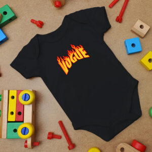 Vogue Flame Thrasher Baby Onesie