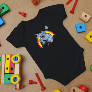 Walker Unicorn Baby Onesie