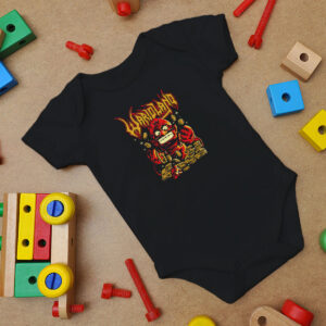Warrior Land Super Mario Havy Metal Baby Onesie