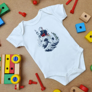 Wave Robot Baby Onesie