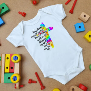 Way Maker Miracle Worker Baby Onesie