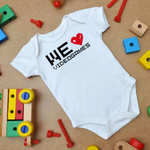 We Love Videogames Ii Baby Onesie