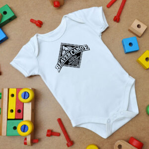 Beaver Canoe Built Baby Onesie